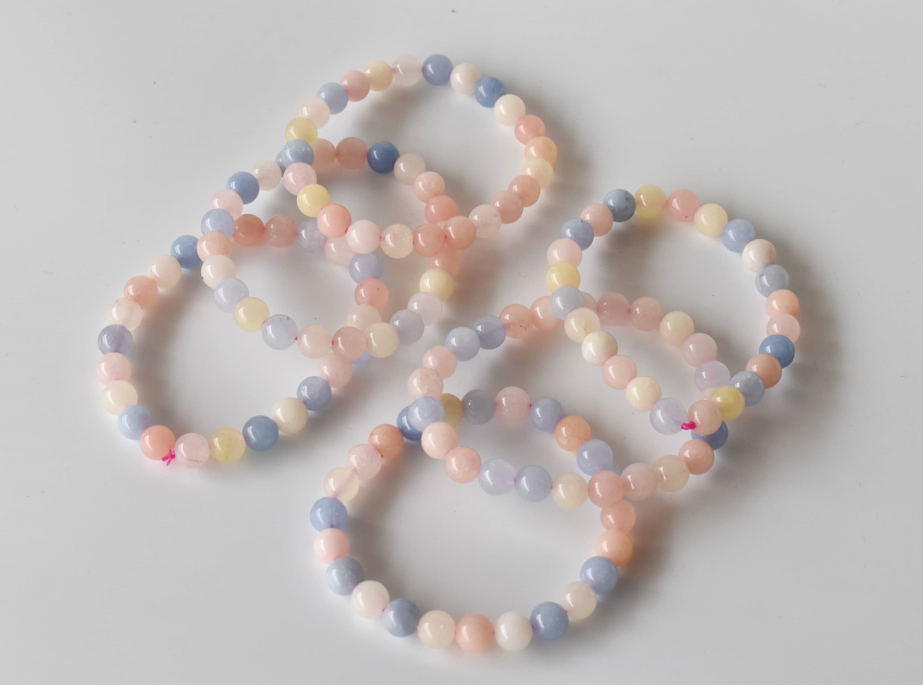 Morganite Bracelet (Travel and Wisdom)  DestGlow