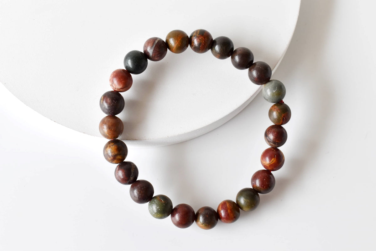Multi Picasso Jasper Bracelet (Control and Self-Discipline)  DestGlow