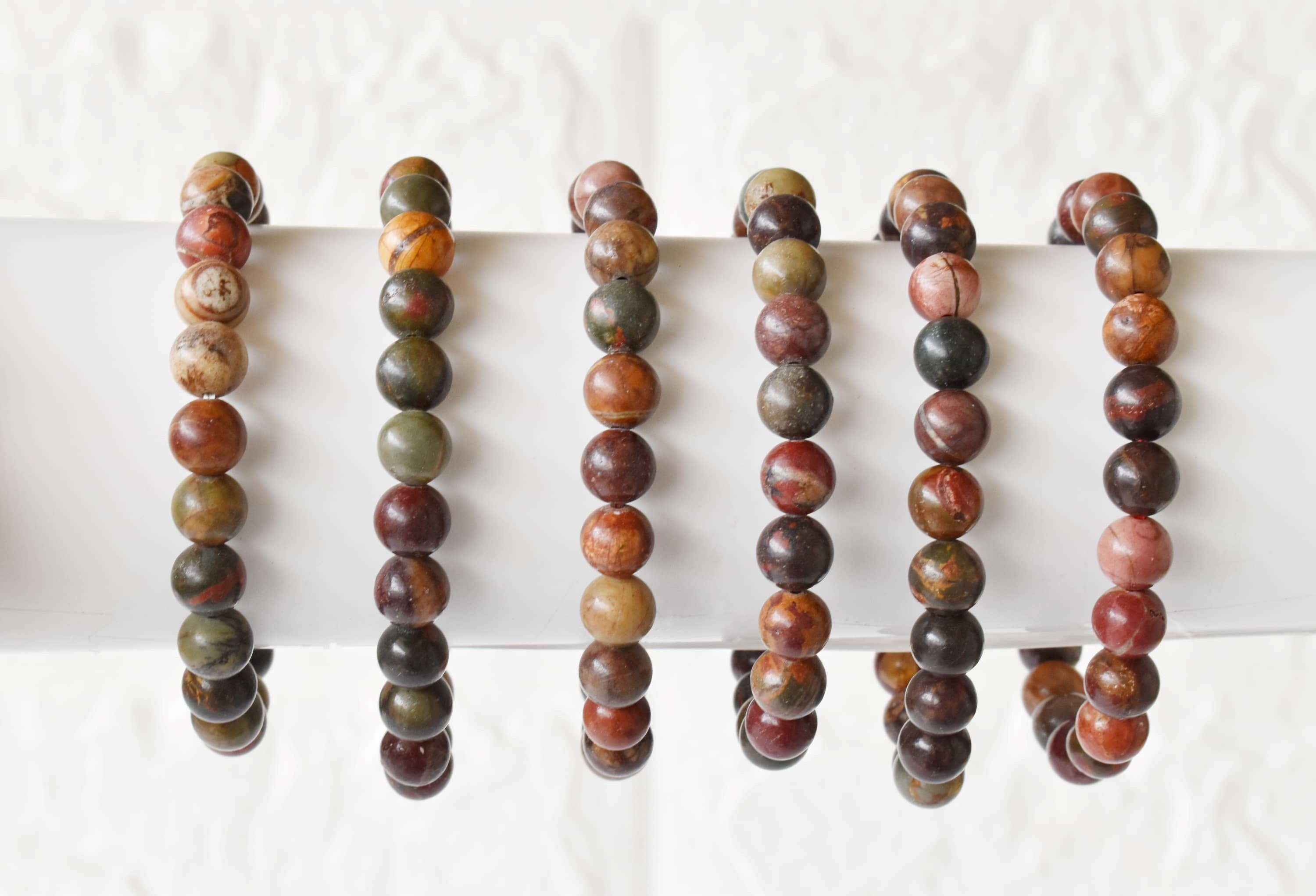 Multi Picasso Jasper Bracelet (Control and Self-Discipline)  DestGlow