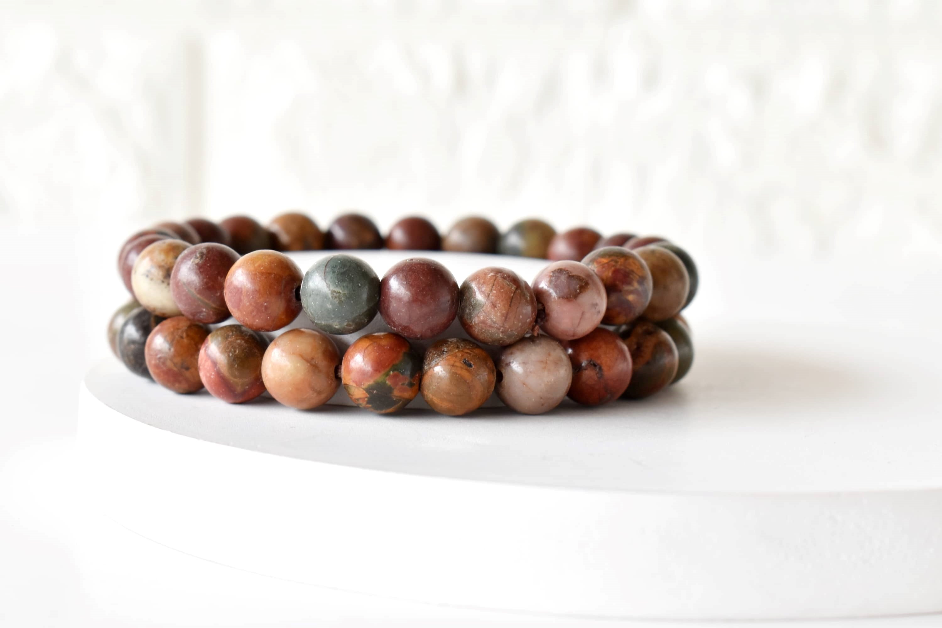Multi Picasso Jasper Bracelet (Control and Self-Discipline)  DestGlow
