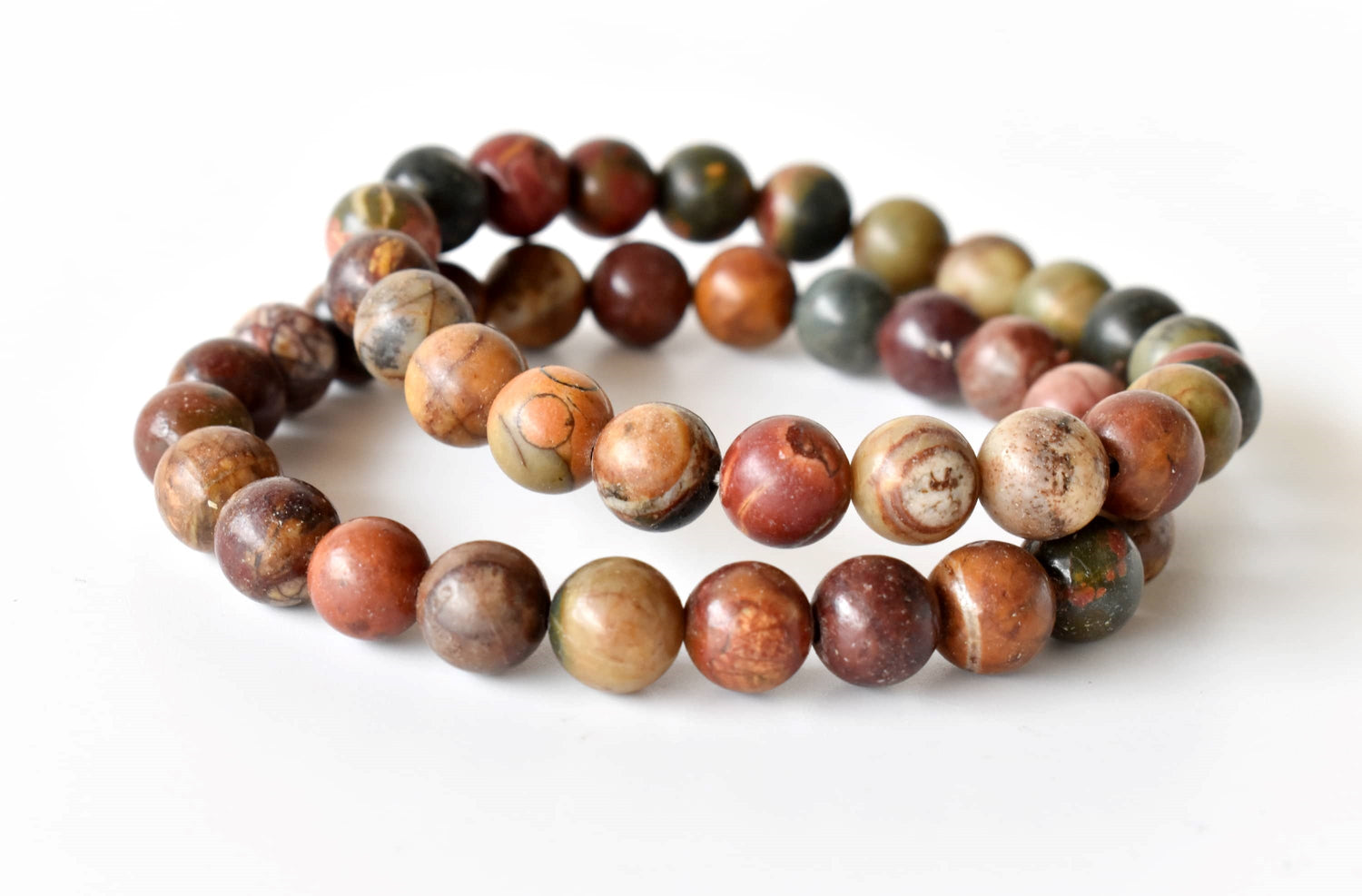 Multi Picasso Jasper Bracelet (Control and Self-Discipline)  DestGlow