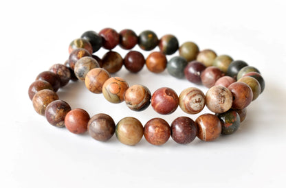 Multi Picasso Jasper Bracelet (Control and Self-Discipline)  DestGlow