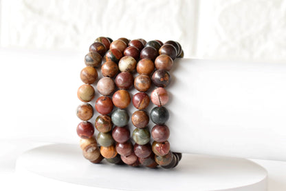 Multi Picasso Jasper Bracelet (Control and Self-Discipline)  DestGlow