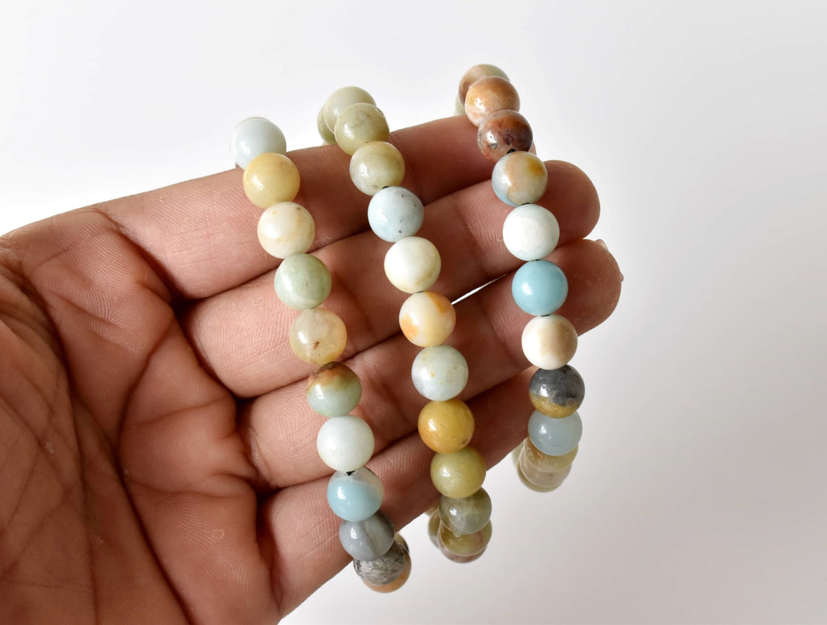 Multi Amazonite Bracelet(Success and Good Luck)  DestGlow