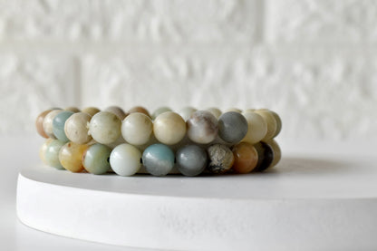 Multi Amazonite Bracelet(Success and Good Luck)  DestGlow