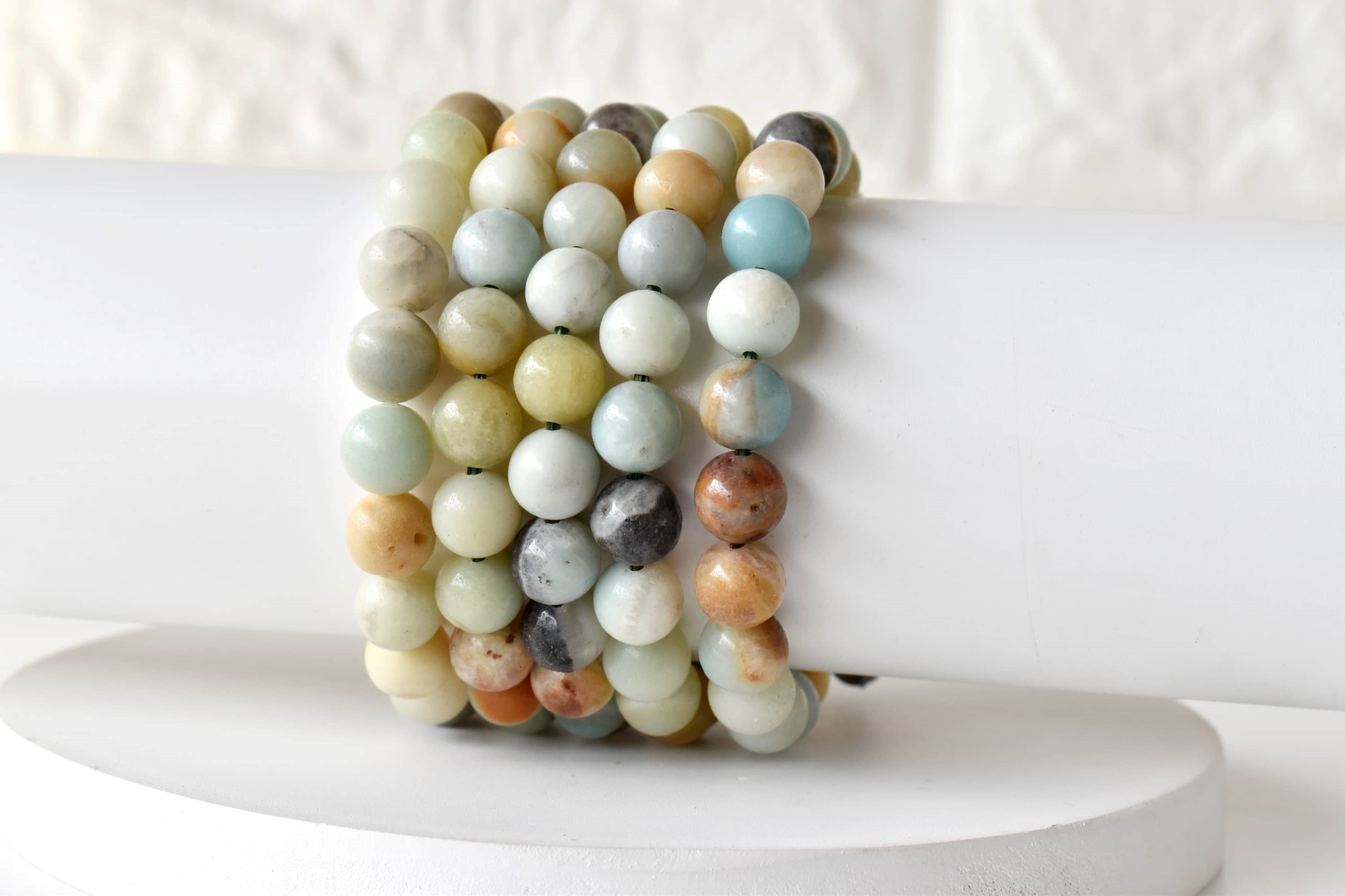 Multi Amazonite Bracelet(Success and Good Luck)  DestGlow