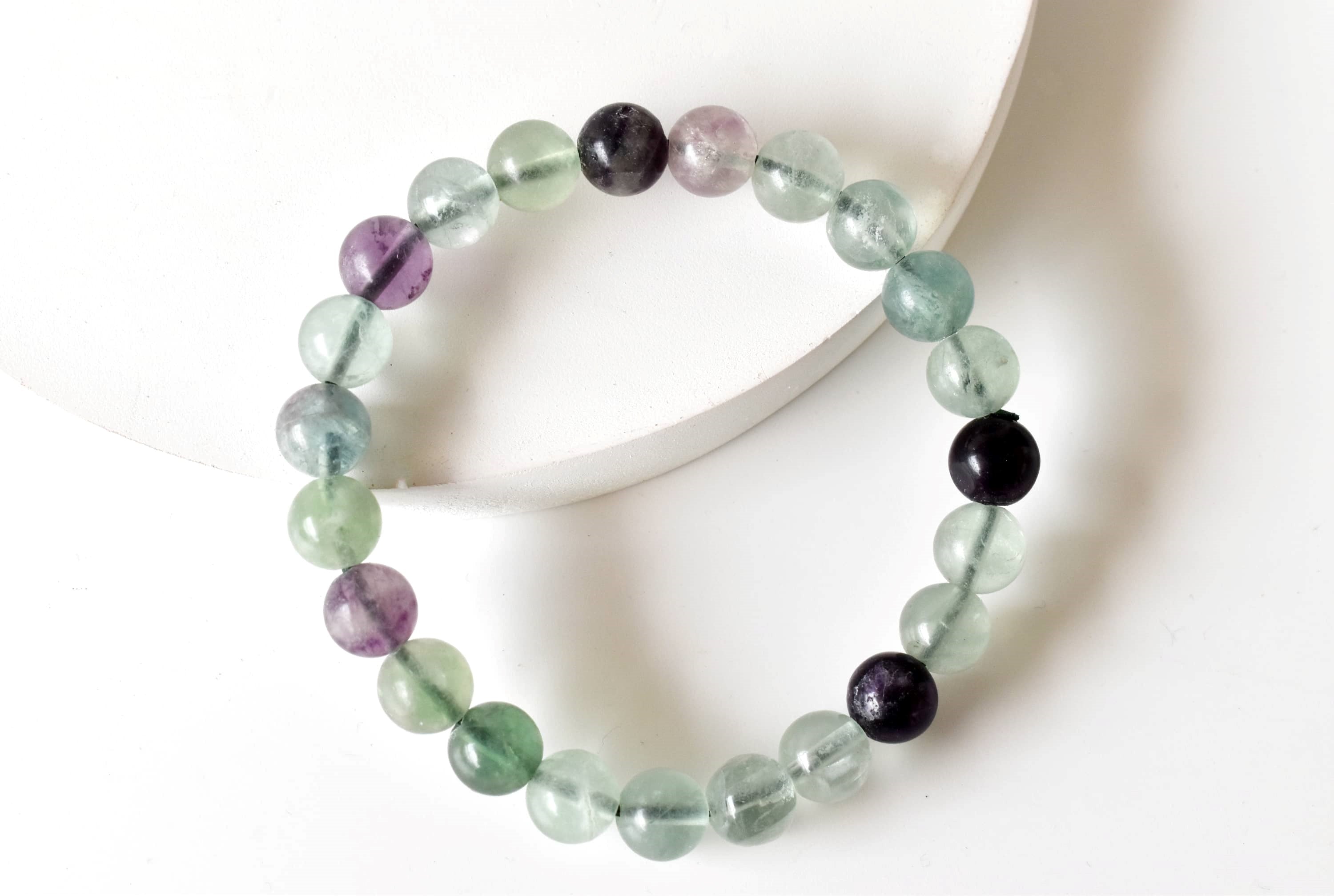 Multi Fluorite Bracelet (Self-Discipline and Clarity)  DestGlow