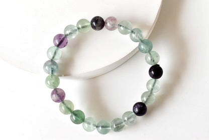 Multi Fluorite Bracelet (Self-Discipline and Clarity)  DestGlow