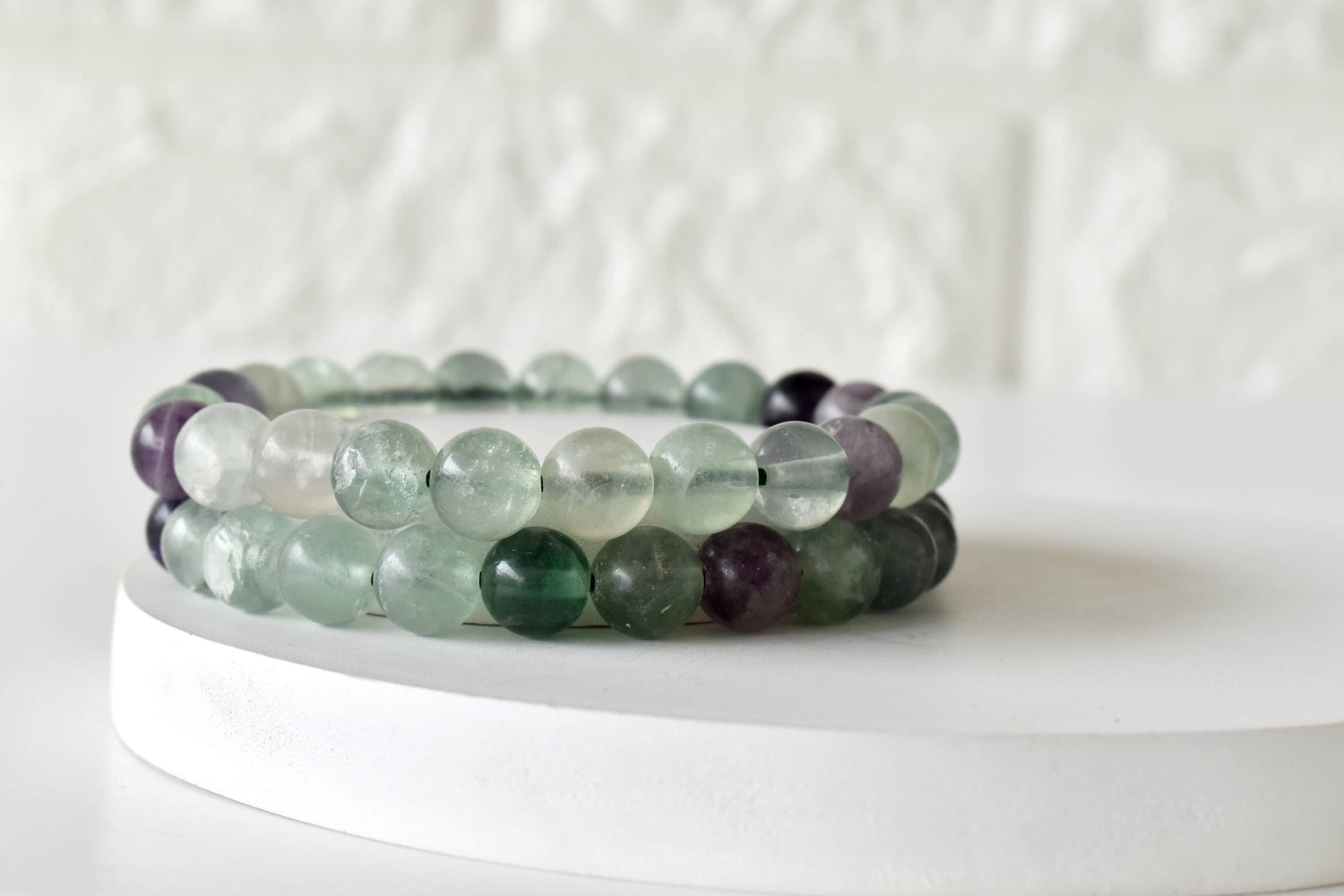 Multi Fluorite Bracelet (Self-Discipline and Clarity)  DestGlow