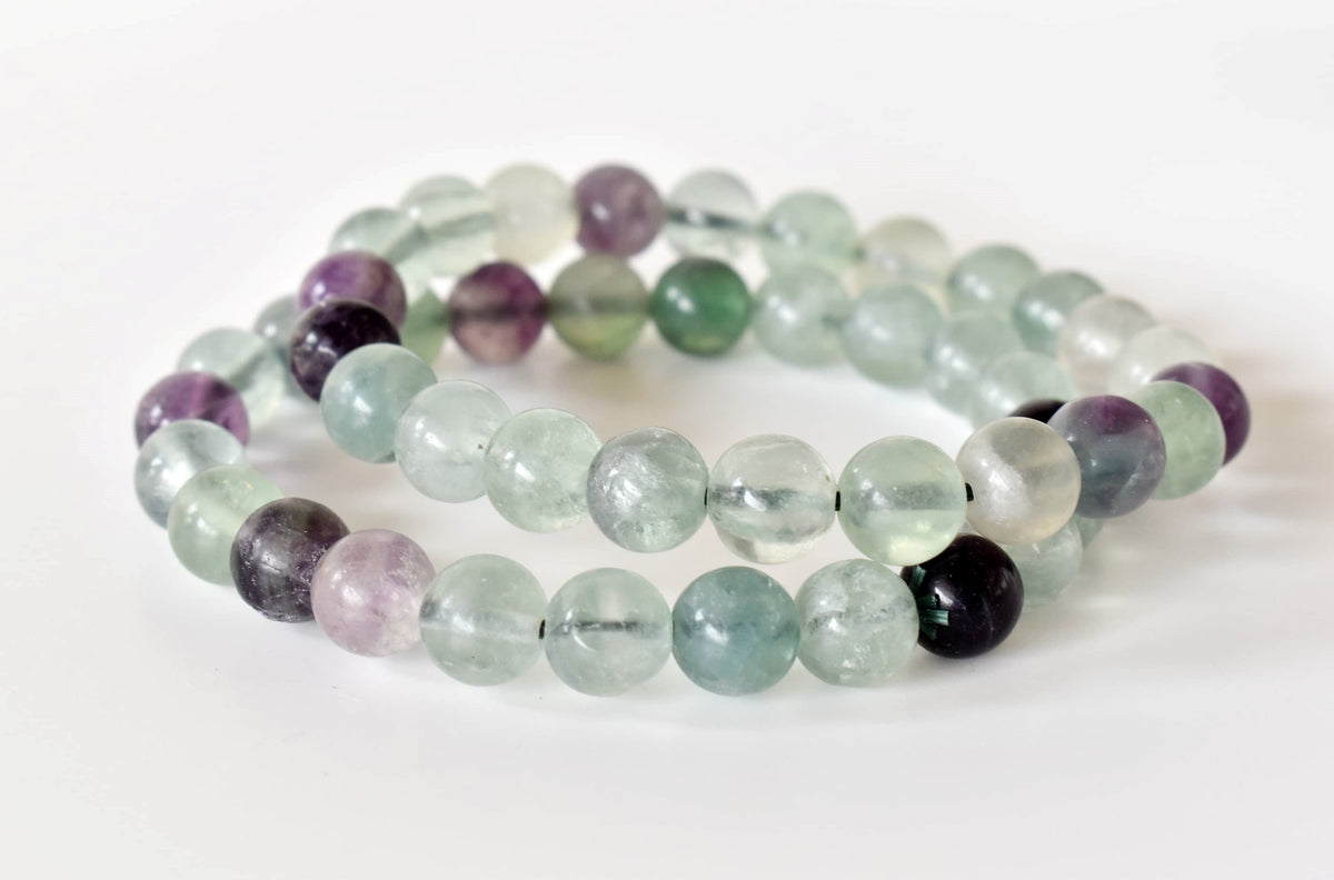 Multi Fluorite Bracelet (Self-Discipline and Clarity)  DestGlow