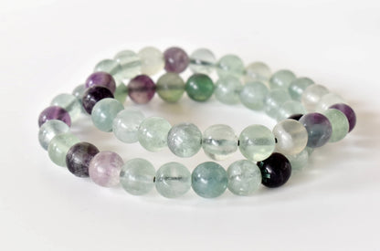 Multi Fluorite Bracelet (Self-Discipline and Clarity)  DestGlow