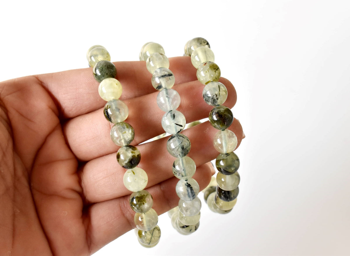 Phrenite Bracelet (Prosperity and Expansion)  DestGlow