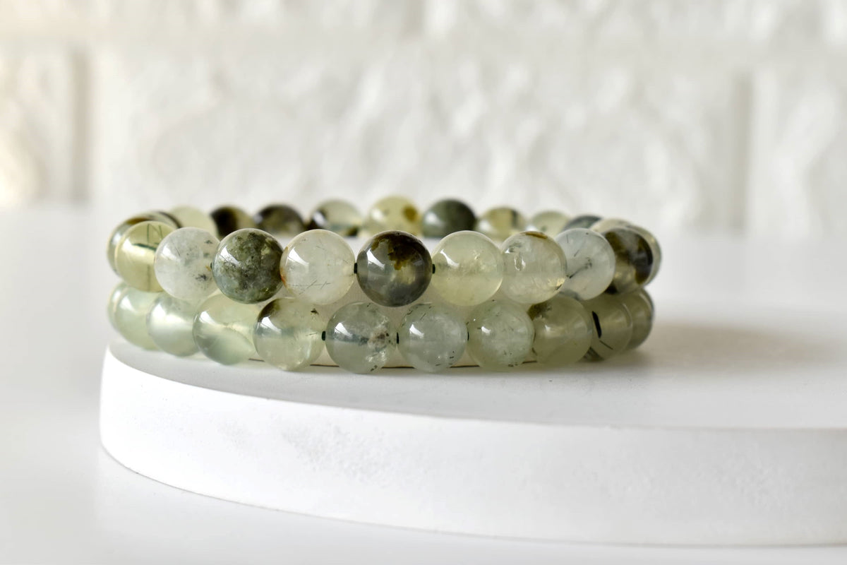 Phrenite Bracelet (Prosperity and Expansion)  DestGlow