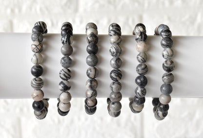 Picasso Jasper Bracelet (Transformation and Self-Discipline)  DestGlow