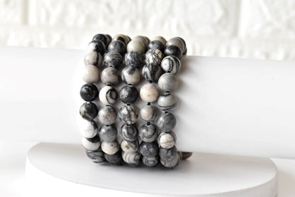 Picasso Jasper Bracelet (Transformation and Self-Discipline)  DestGlow