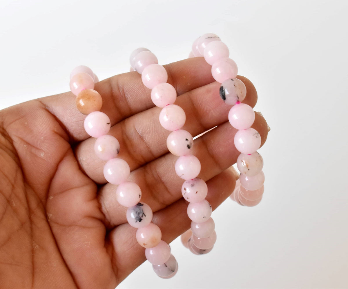 Pink Opal Bracelet (Mastering Fear and Wisdom)  DestGlow