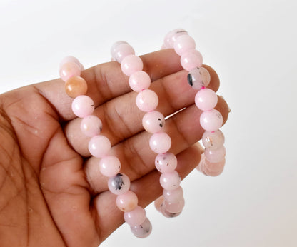 Pink Opal Bracelet (Mastering Fear and Wisdom)  DestGlow