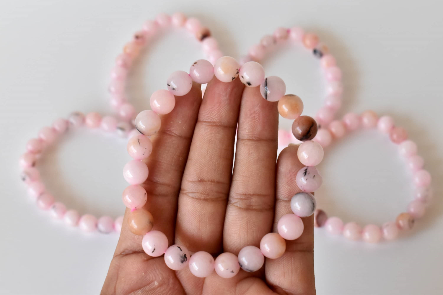 Pink Opal Bracelet (Mastering Fear and Wisdom)  DestGlow