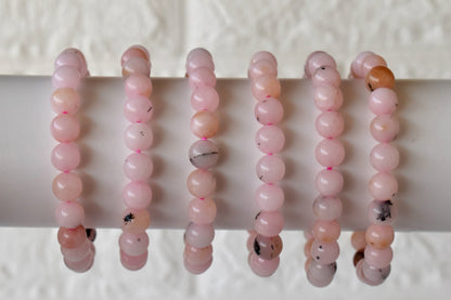Pink Opal Bracelet (Mastering Fear and Wisdom)  DestGlow