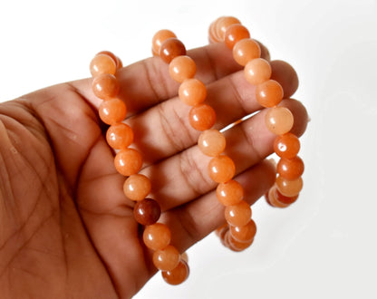 Red Aventurine Bracelet (Adventures and Sense Of Purpose)  DestGlow