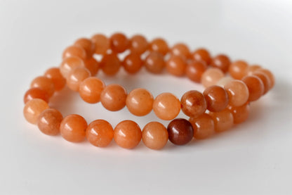 Red Aventurine Bracelet (Adventures and Sense Of Purpose)  DestGlow