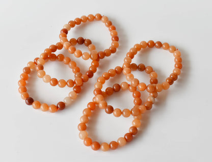 Red Aventurine Bracelet (Adventures and Sense Of Purpose)  DestGlow
