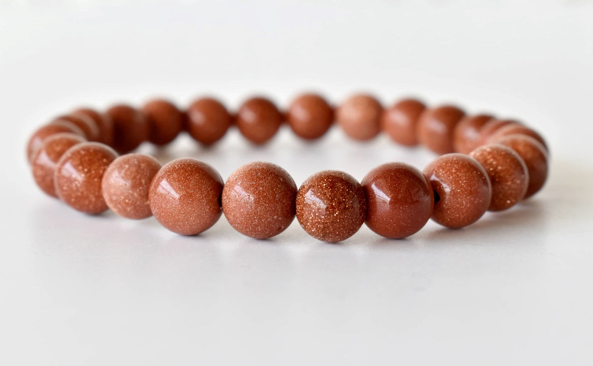 Red Sandstone Bracelet (Creativity and Truth)  DestGlow