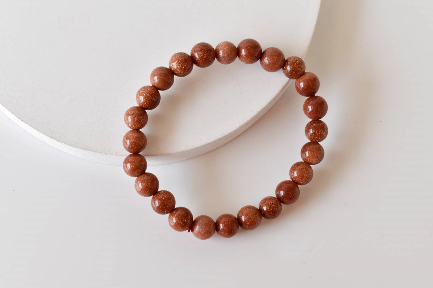 Red Sandstone Bracelet (Creativity and Truth)  DestGlow