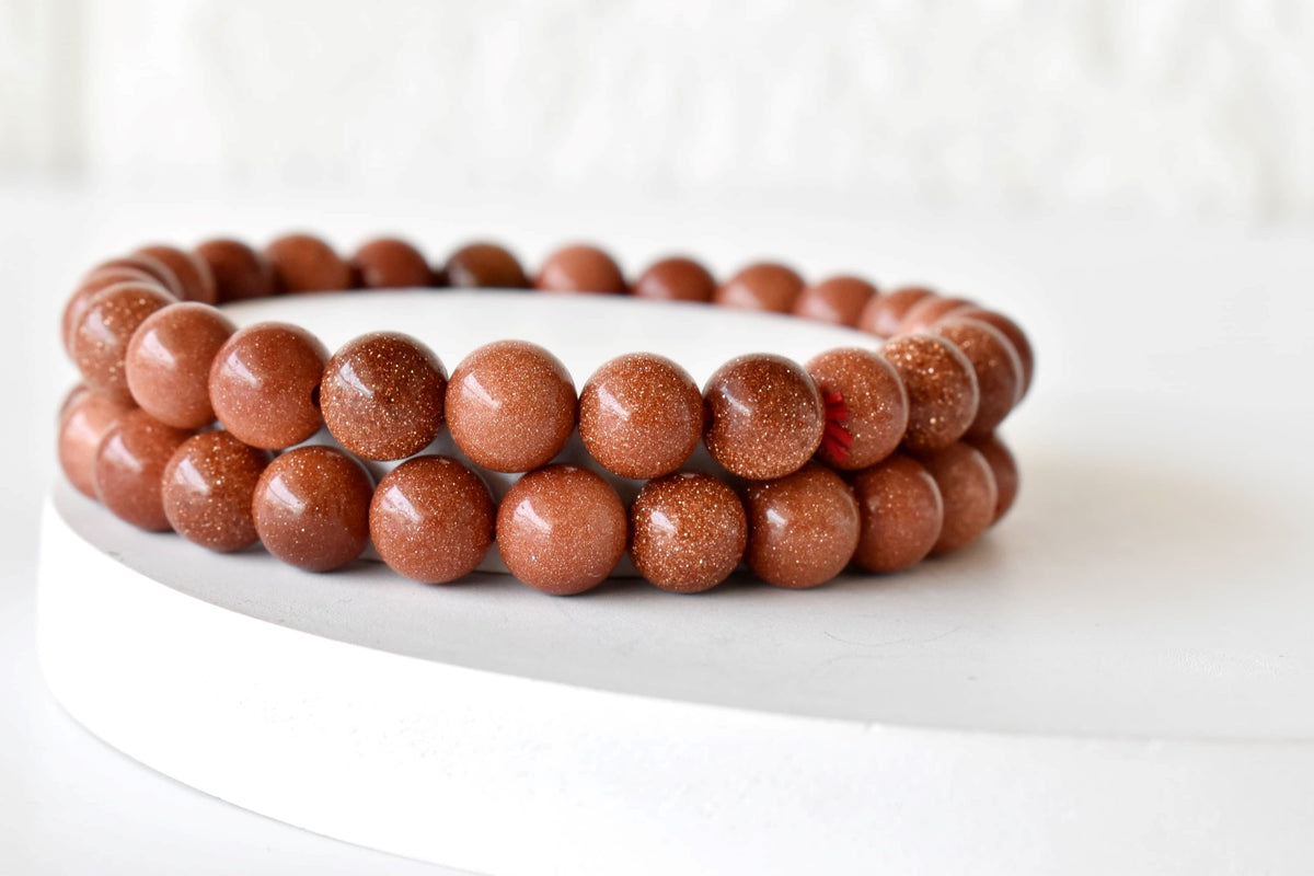 Red Sandstone Bracelet (Creativity and Truth)  DestGlow