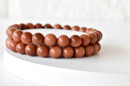 Red Sandstone Bracelet (Creativity and Truth)  DestGlow