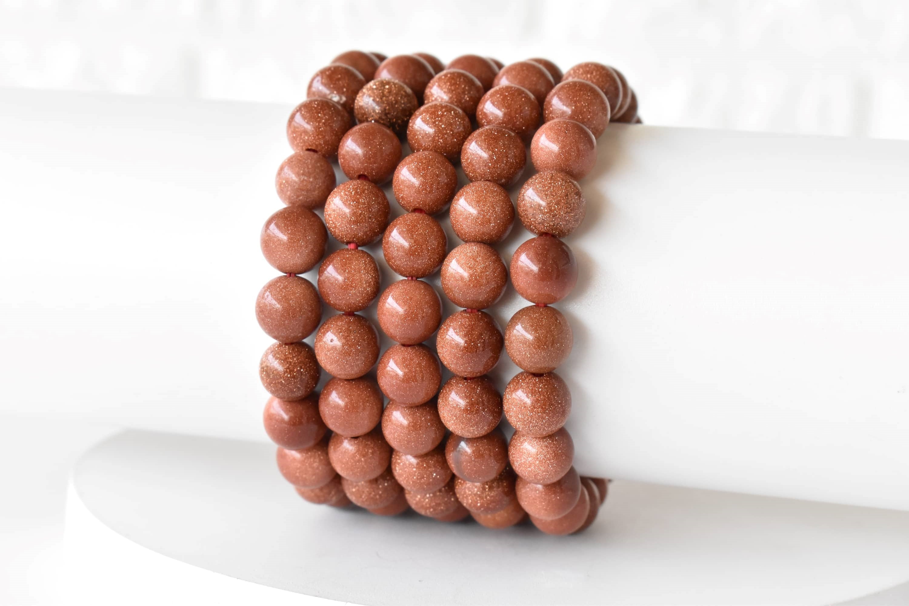 Red Sandstone Bracelet (Creativity and Truth)  DestGlow