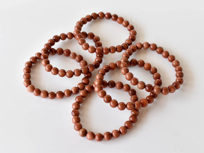 Red Sandstone Bracelet (Creativity and Truth)  DestGlow