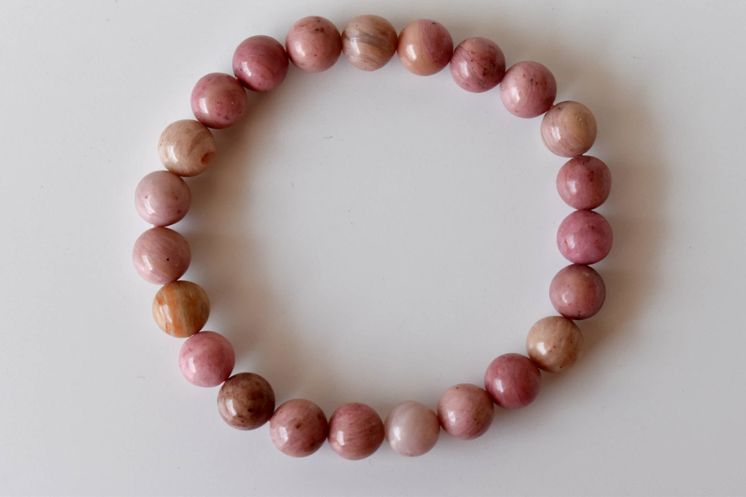 Rhodochrosite Bracelet (Compassion and Relaxation)  DestGlow