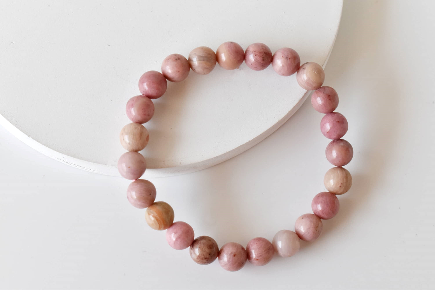 Rhodochrosite Bracelet (Compassion and Relaxation)  DestGlow