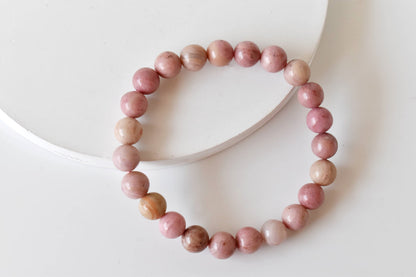 Rhodochrosite Bracelet (Compassion and Relaxation)  DestGlow