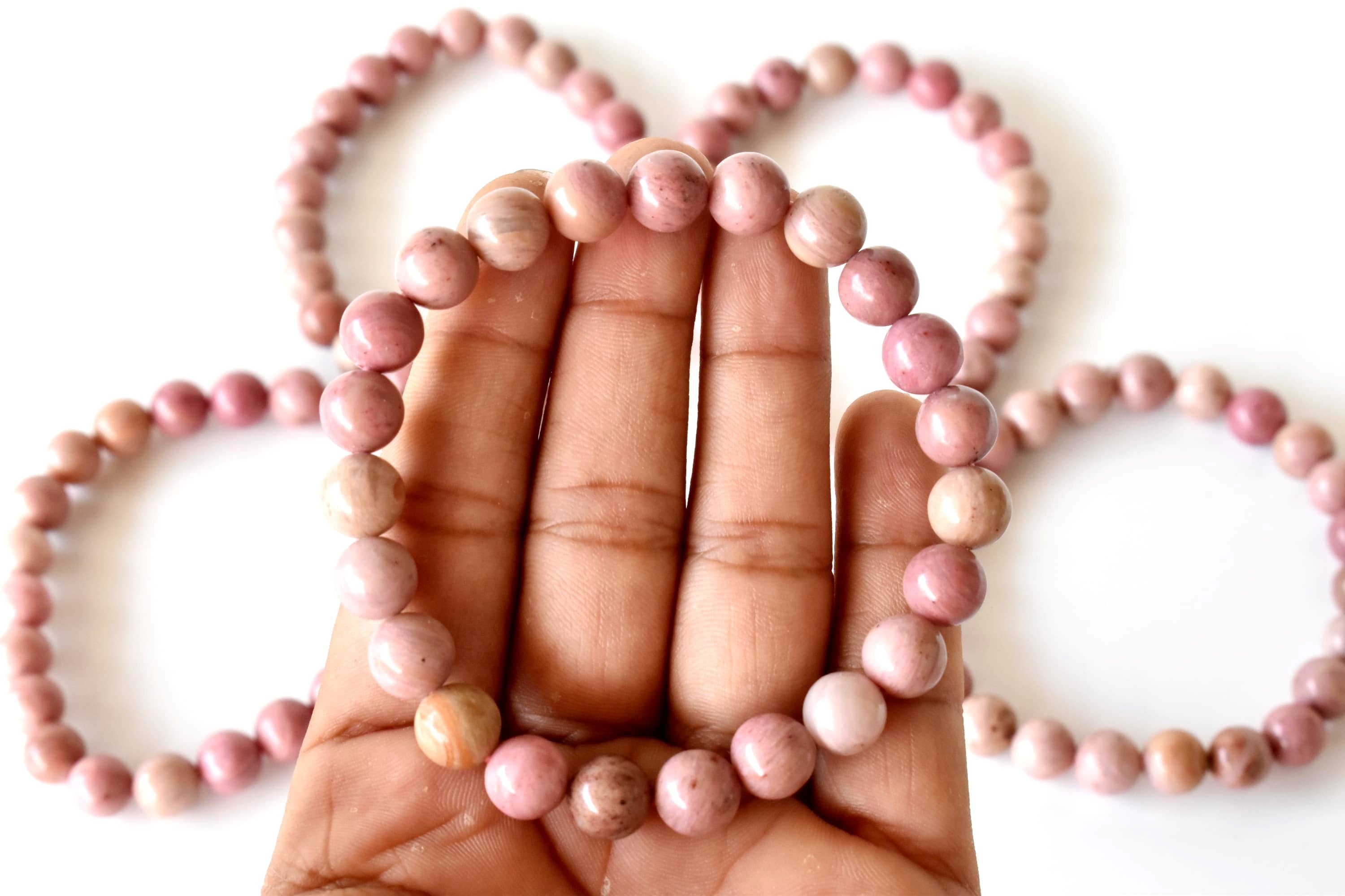 Rhodochrosite Bracelet (Compassion and Relaxation)  DestGlow