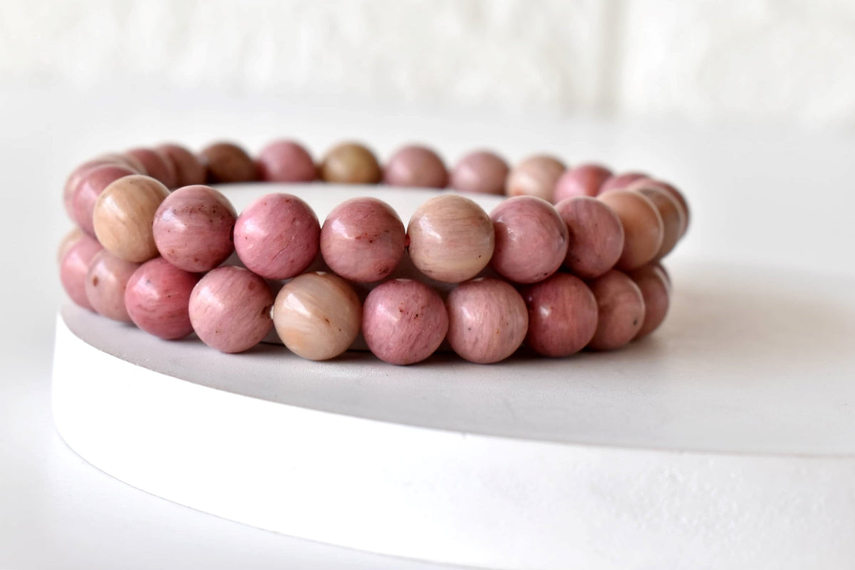 Rhodochrosite Bracelet (Compassion and Relaxation)  DestGlow