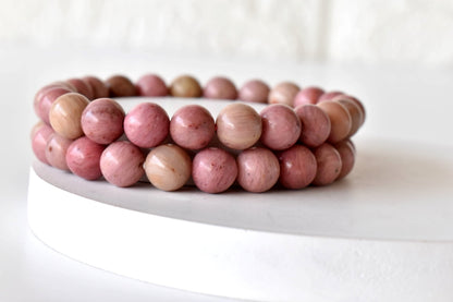 Rhodochrosite Bracelet (Compassion and Relaxation)  DestGlow