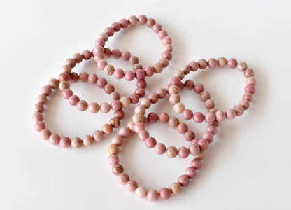 Rhodochrosite Bracelet (Compassion and Relaxation)  DestGlow