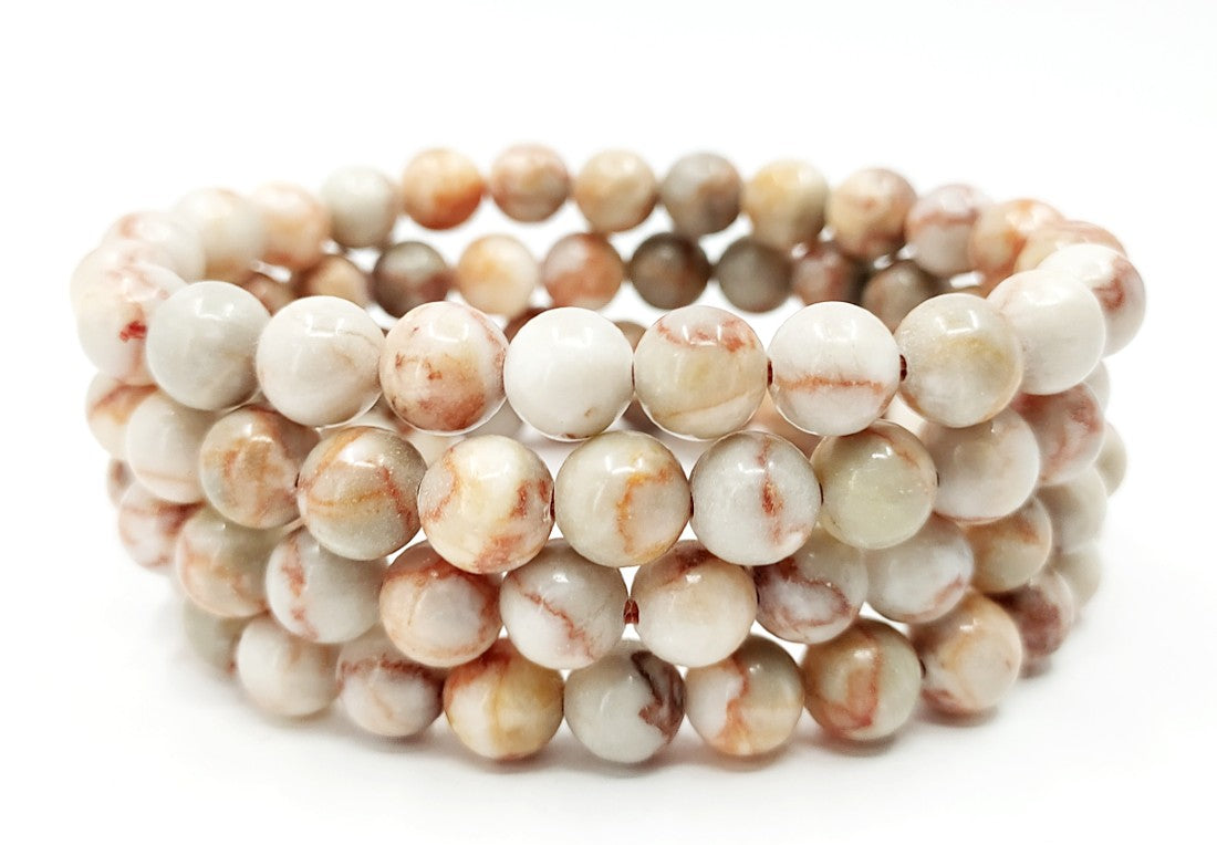 Red Picasso Jasper Bracelet (Inner Clarity and Creative)  DestGlow