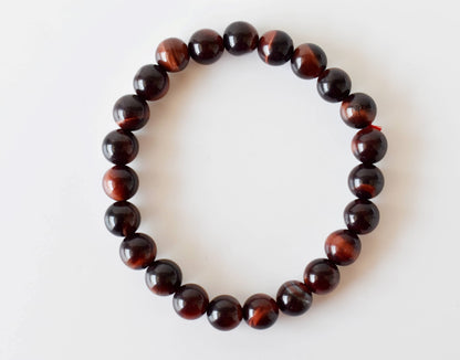 Red Tiger Eye Bracelet (Happiness and Self Discovery)  DestGlow