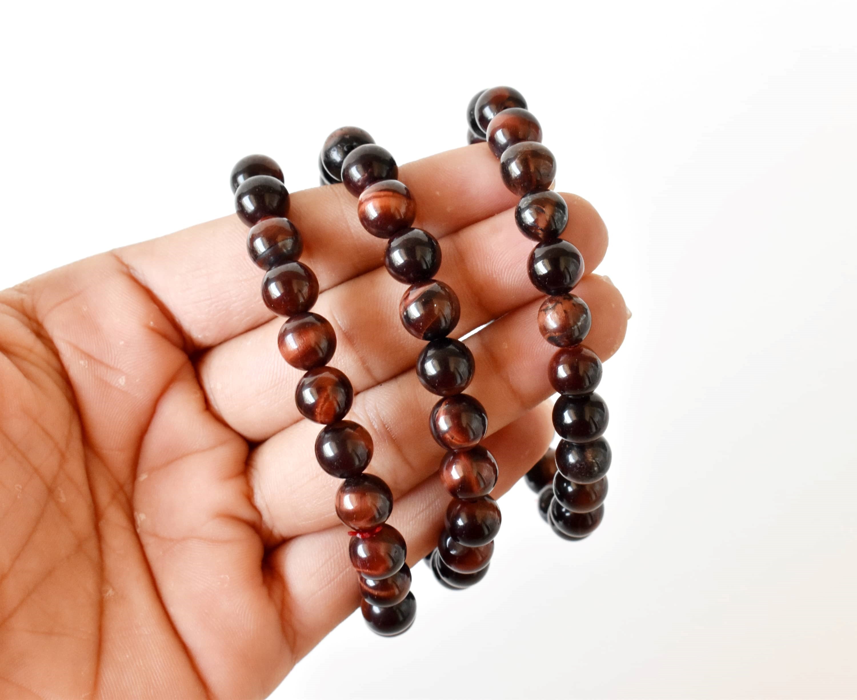 Red Tiger Eye Bracelet (Happiness and Self Discovery)  DestGlow