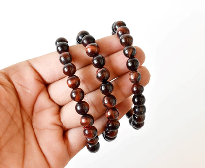 Red Tiger Eye Bracelet (Happiness and Self Discovery)  DestGlow
