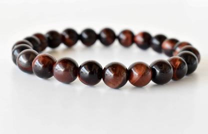 Red Tiger Eye Bracelet (Happiness and Self Discovery)  DestGlow