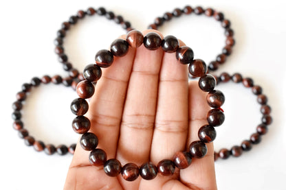 Red Tiger Eye Bracelet (Happiness and Self Discovery)  DestGlow