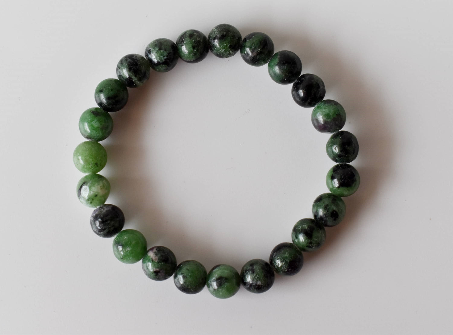 Ruby Zoisite Bracelet (Masculine &amp; Feminine Energies and Harmony ).  DestGlow