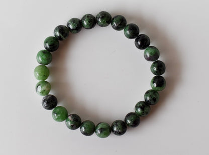 Ruby Zoisite Bracelet (Masculine &amp; Feminine Energies and Harmony ).  DestGlow