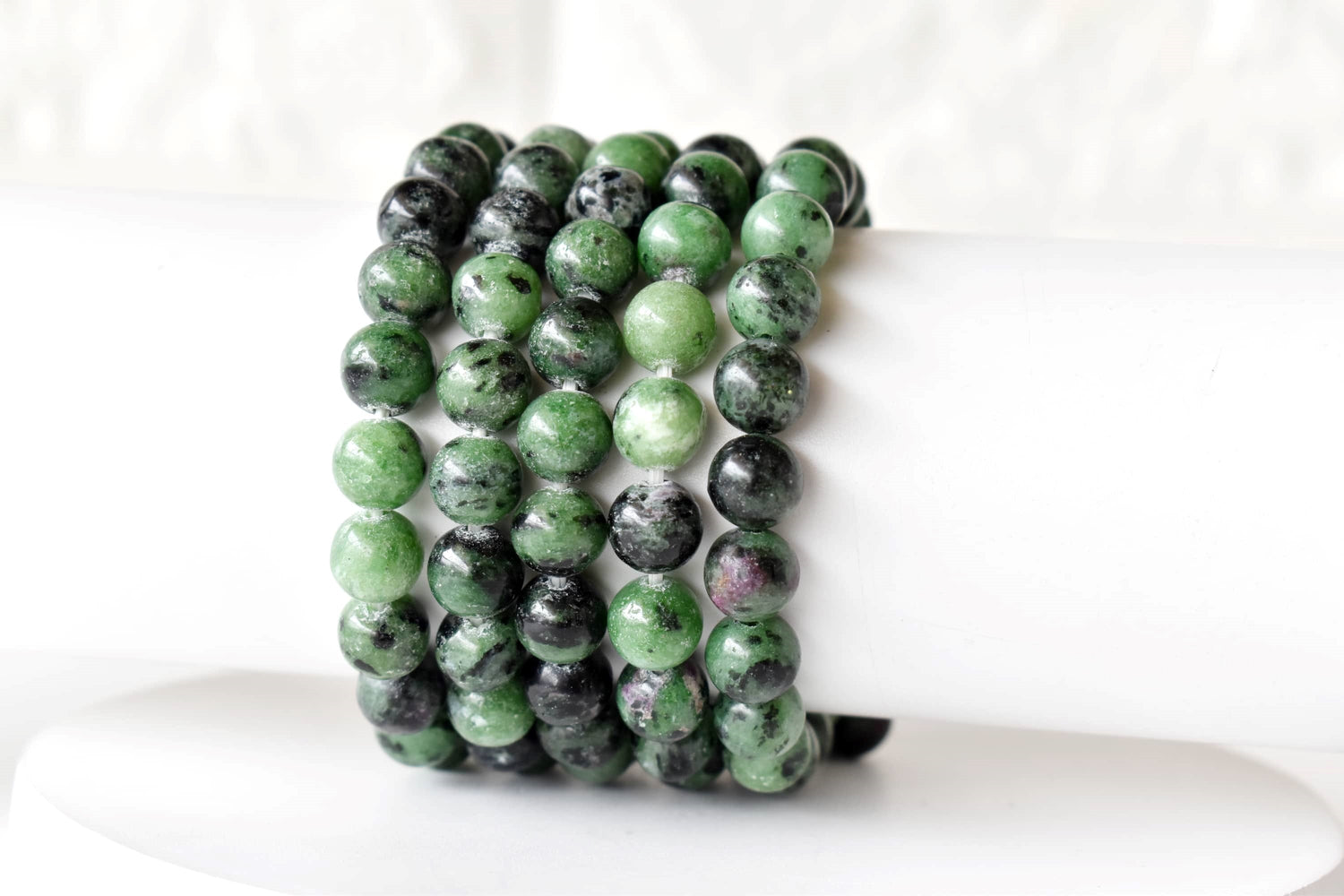 Ruby Zoisite Bracelet (Masculine &amp; Feminine Energies and Harmony ).  DestGlow