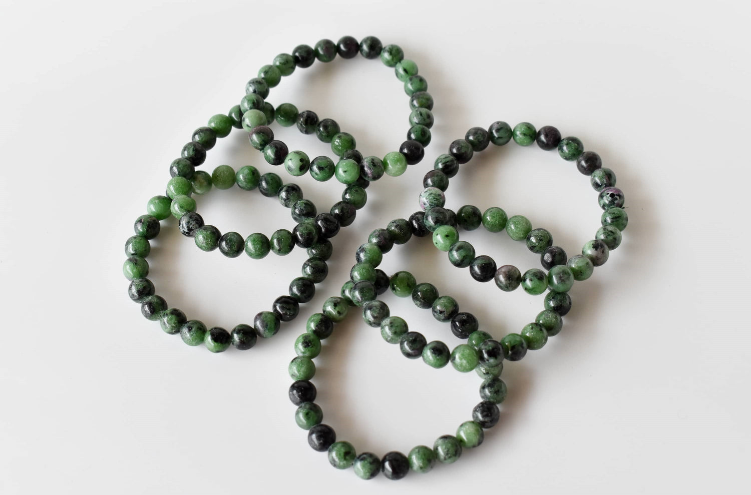 Ruby Zoisite Bracelet (Masculine &amp; Feminine Energies and Harmony ).  DestGlow