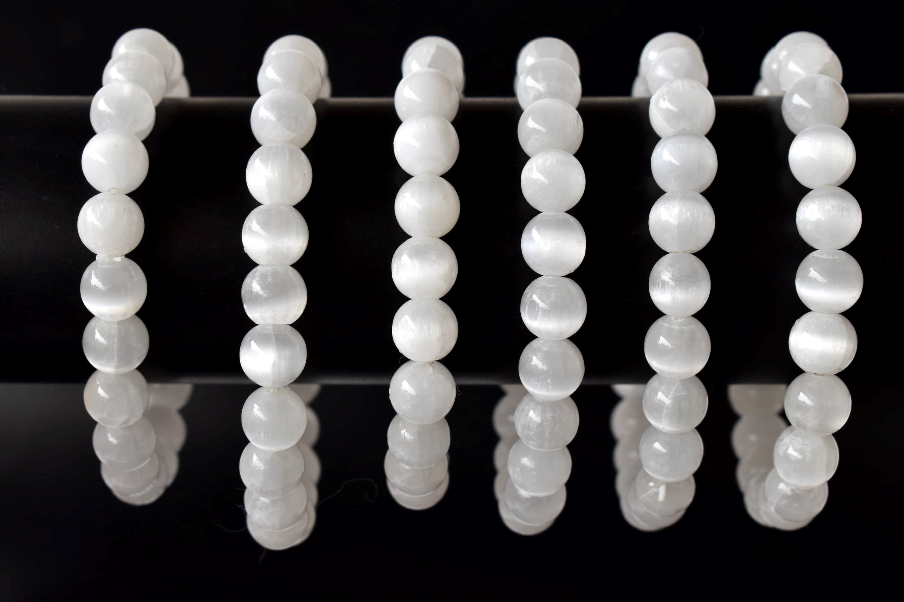Selenite Bracelet (Aura Cleansing and Connection )  DestGlow